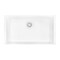 Ruvati 33"x19" Granite Composite Undermount Sgl Bowl Kitchen Sink, Wht RVG2080WH - alternate 3